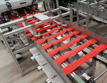 The production progress of brush filaments