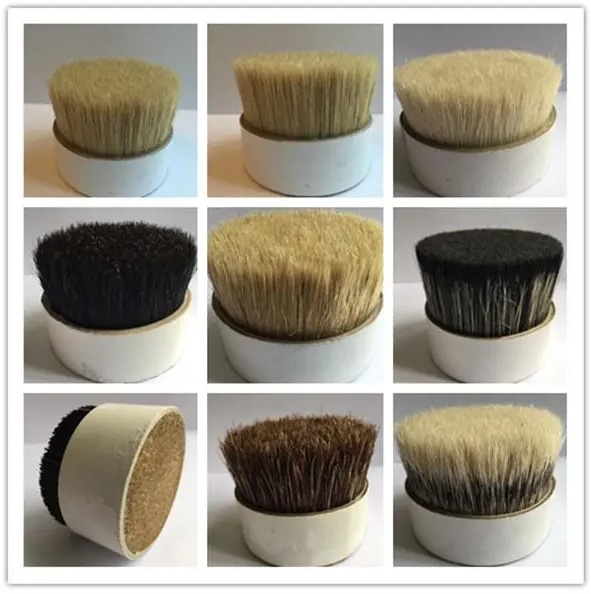Where are the markets for brush filling material used in