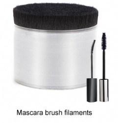 Mascara brush filaments